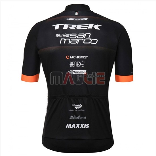 2018 Maglia Trek Selle San Marco Manica Corta Nero